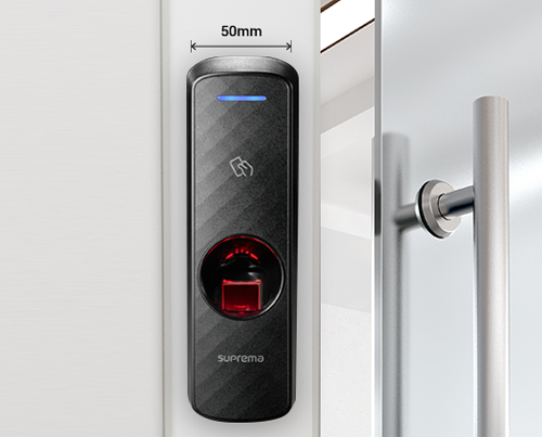 узкий считыватель с протоколом OSDP bioentry P2