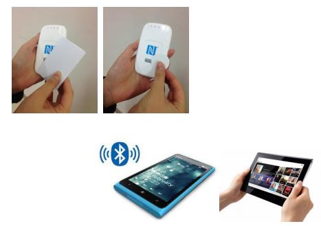 nfc считыватель связь с планшетом