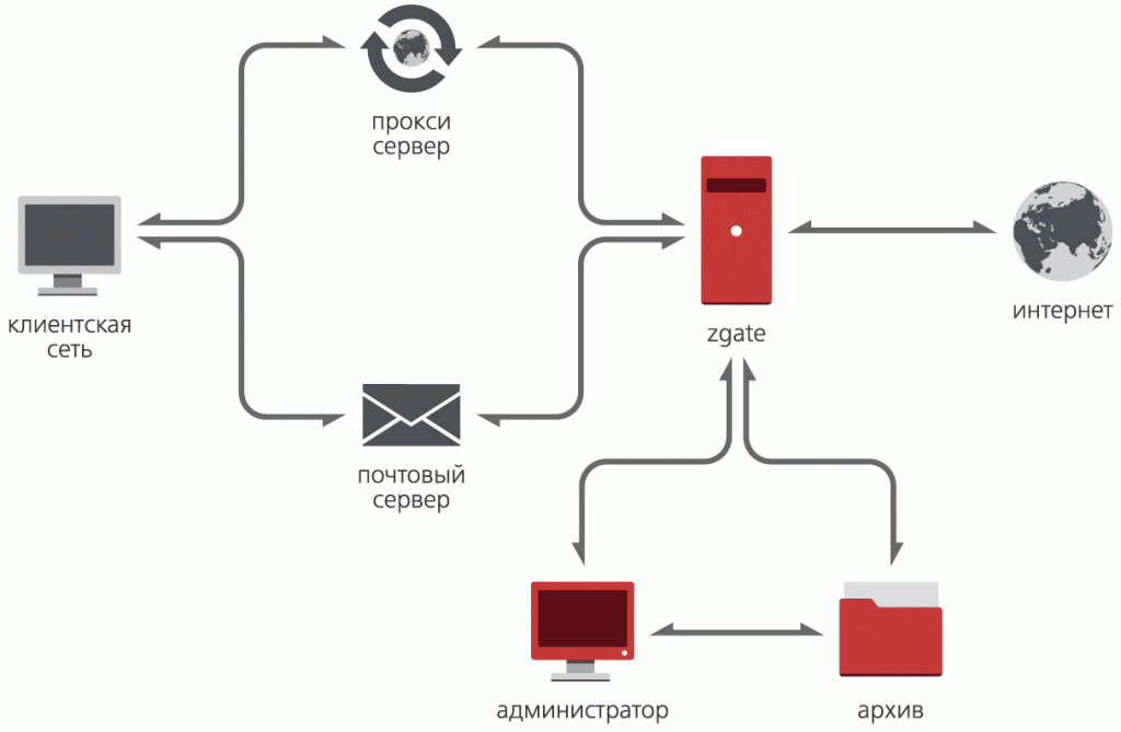 схема работы zgate